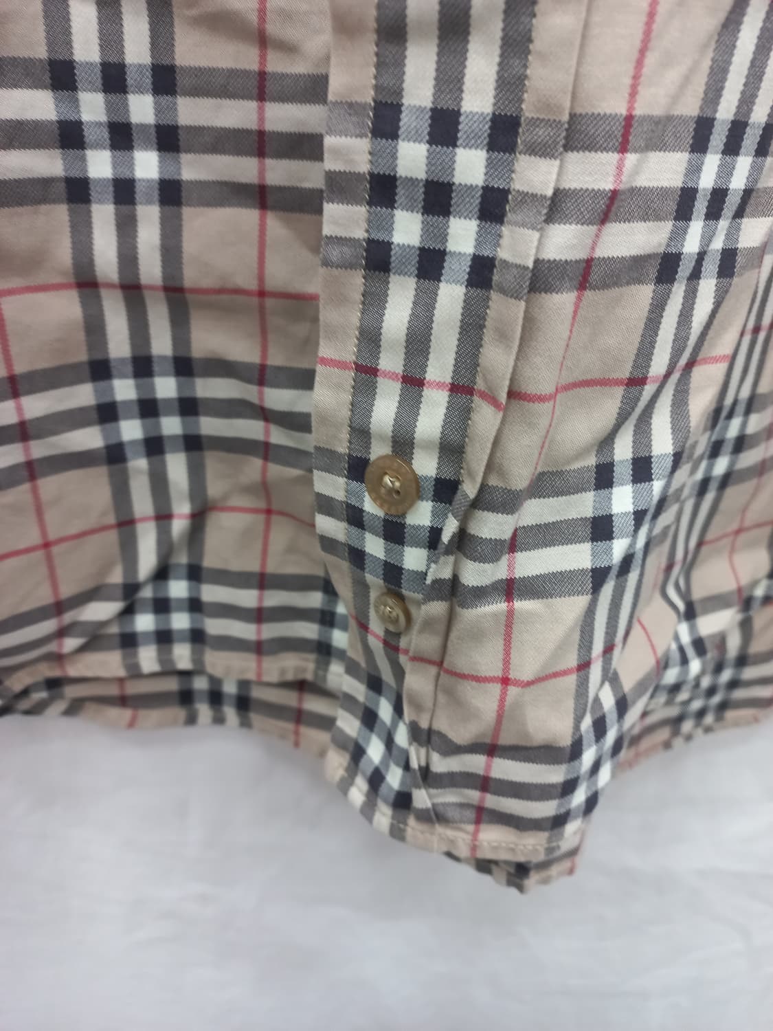 버버리 체크 남방 S (남 95) 상품이미지5