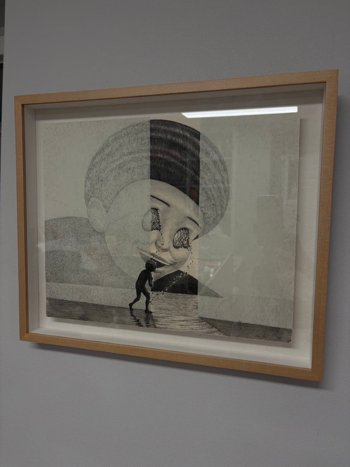 석판화 회화 그림 액자포함:) 상품이미지1