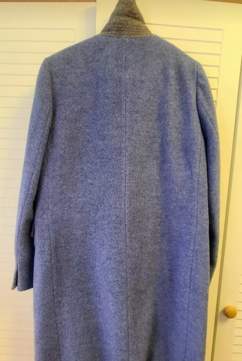 The Izzat 그레이블루 울 코트 상품이미지5