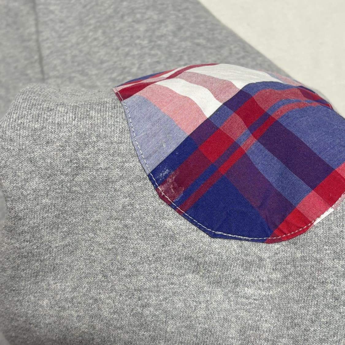 XL 베이프 UK 컬렉션 유니언 잭 사루 로고 그레이 맨투맨 상품이미지7