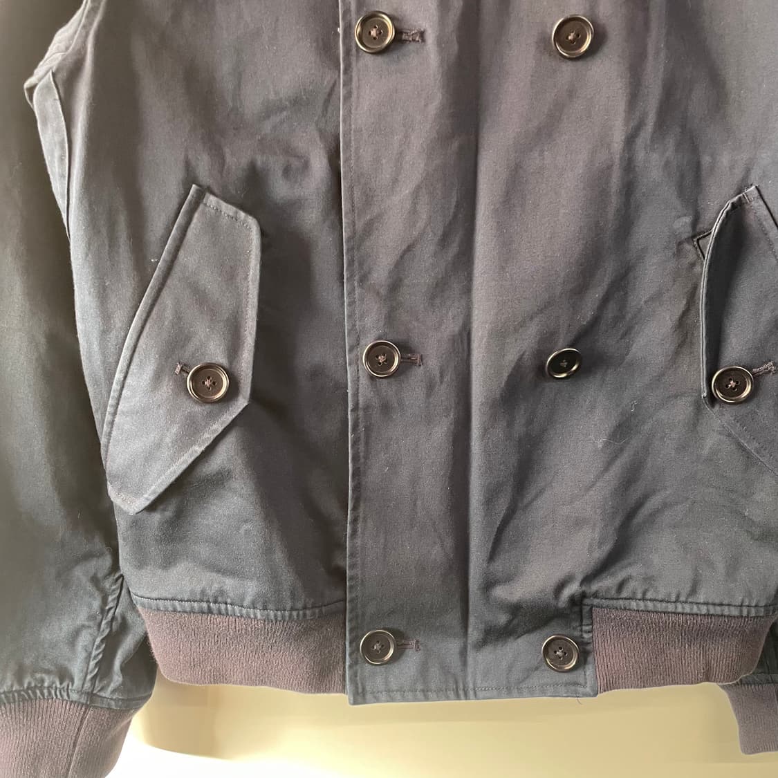 90s 폴로 랄프로렌 더블 브레스티드 네이벌 자켓 상품이미지4