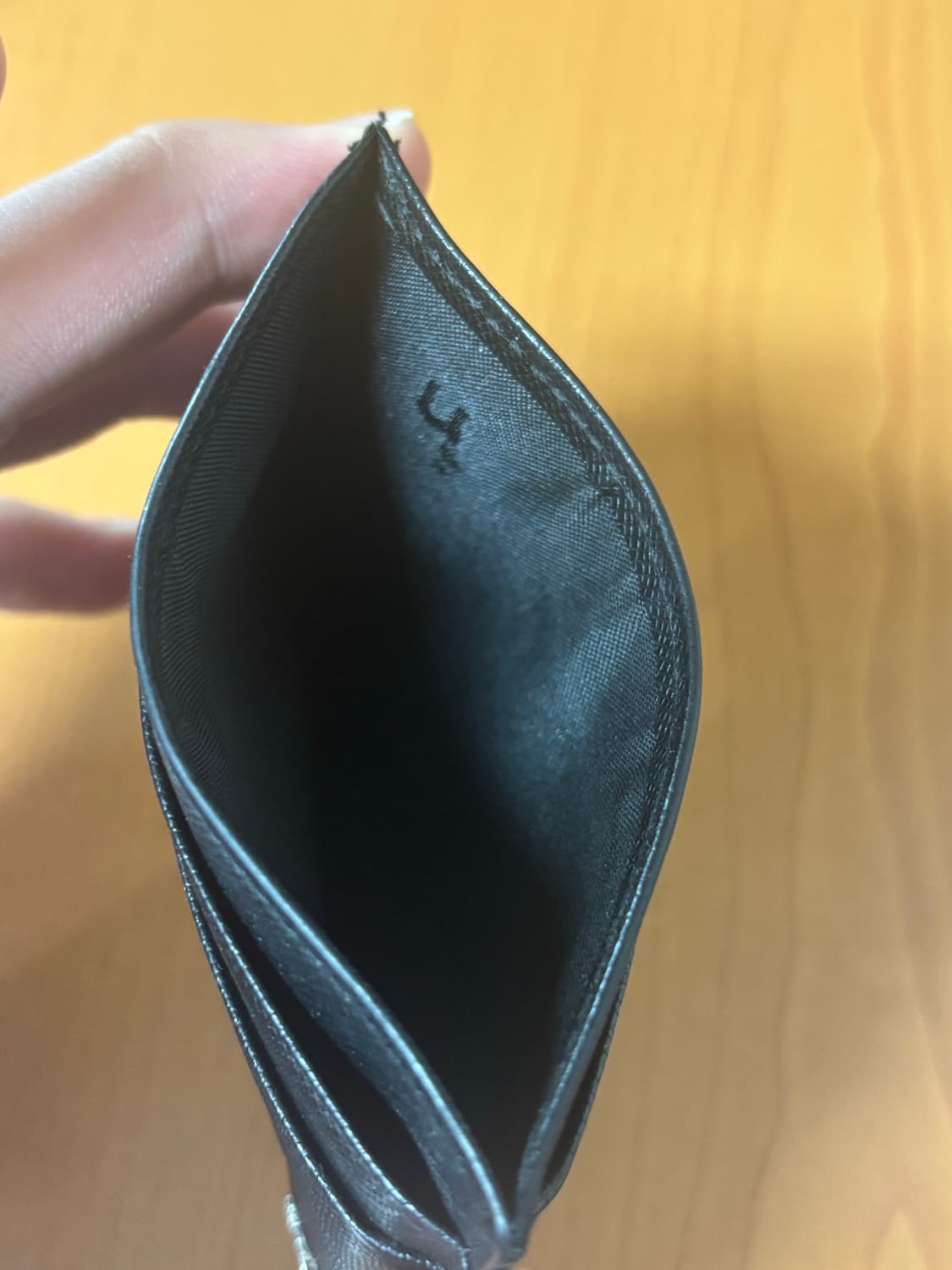 헤지스 블랙 카드지갑 상품이미지5