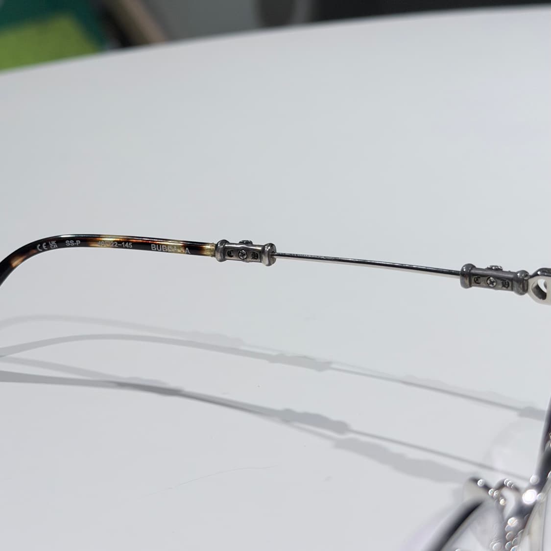(A+/OS) / 크롬하츠 부바 아시안핏 샤이니 실버 골드 플레이트 안경 상품이미지9
