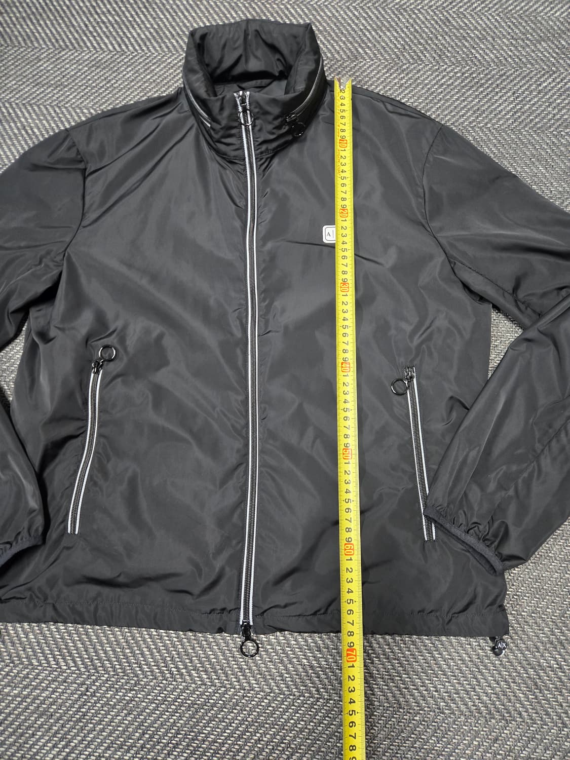 아르마니 익스체인지 남성 레귤러 핏 스탠드 칼 라 시즌 코트 8NZB07 상품이미지9