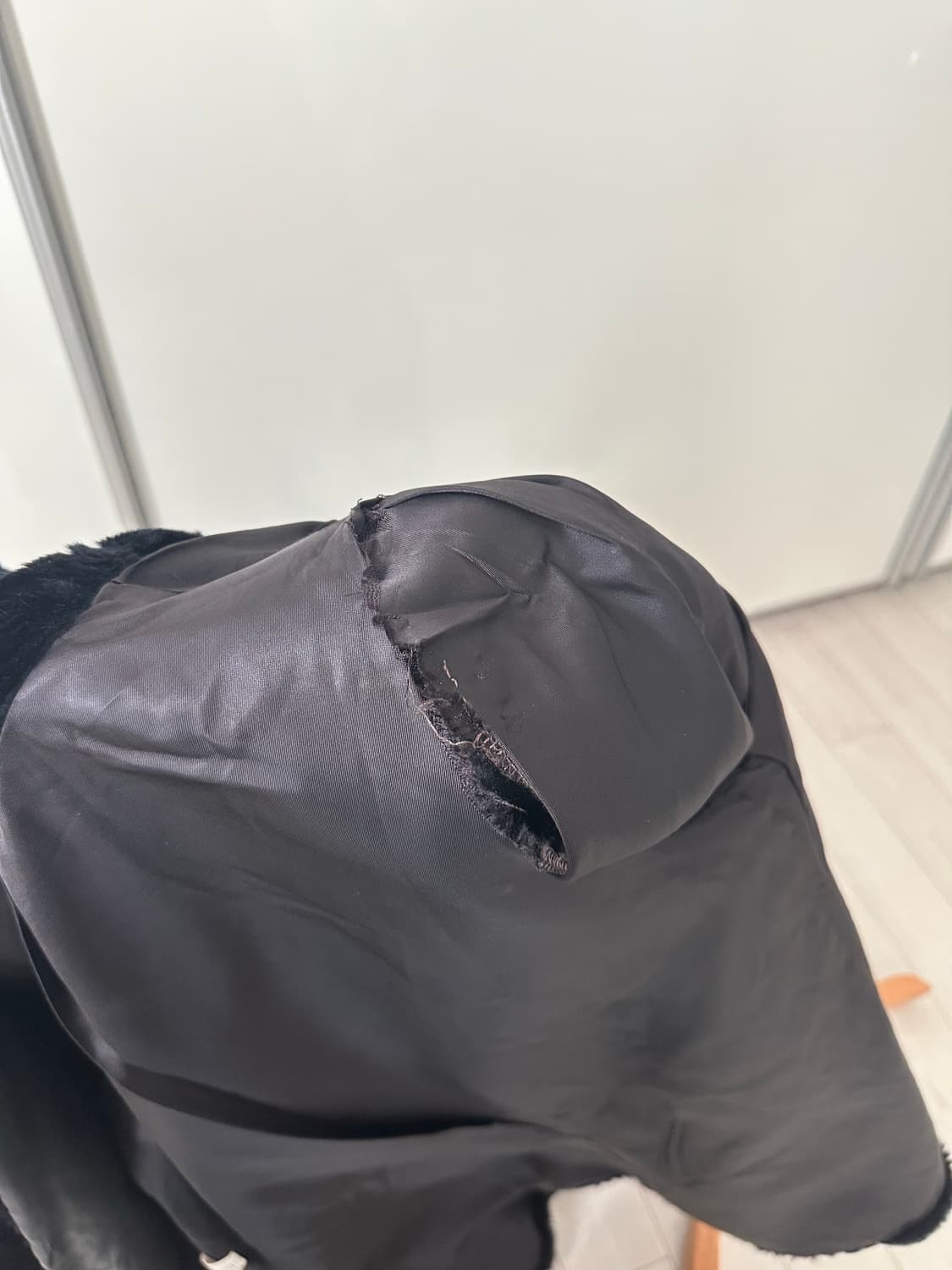 미국 빈티지샵 블랙 퍼자켓 상품이미지4