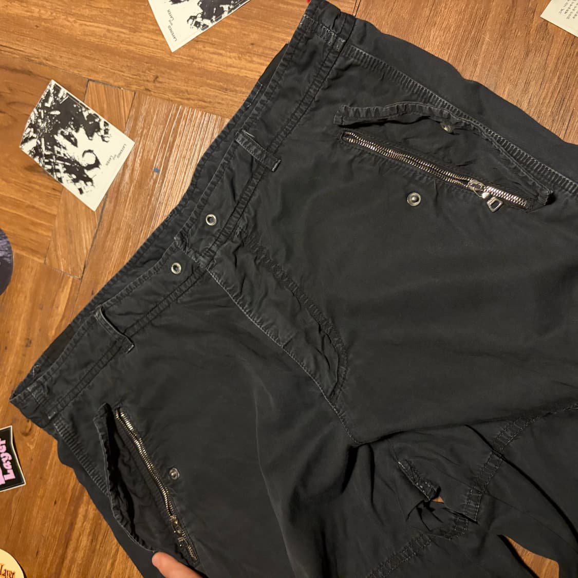 Prada sport washed cotton tapered pants 상품이미지3
