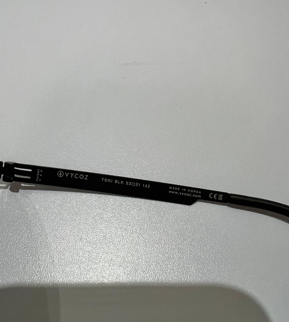 바이코즈(VYCOZ) TOKI BLK - 초경량 안경/선글라스 테 상품이미지8