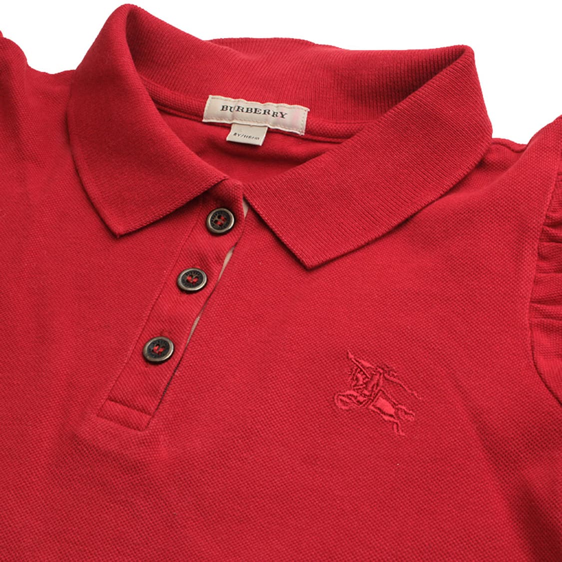 버버리 키즈 마룬 피케 셔츠 6세 상품이미지4