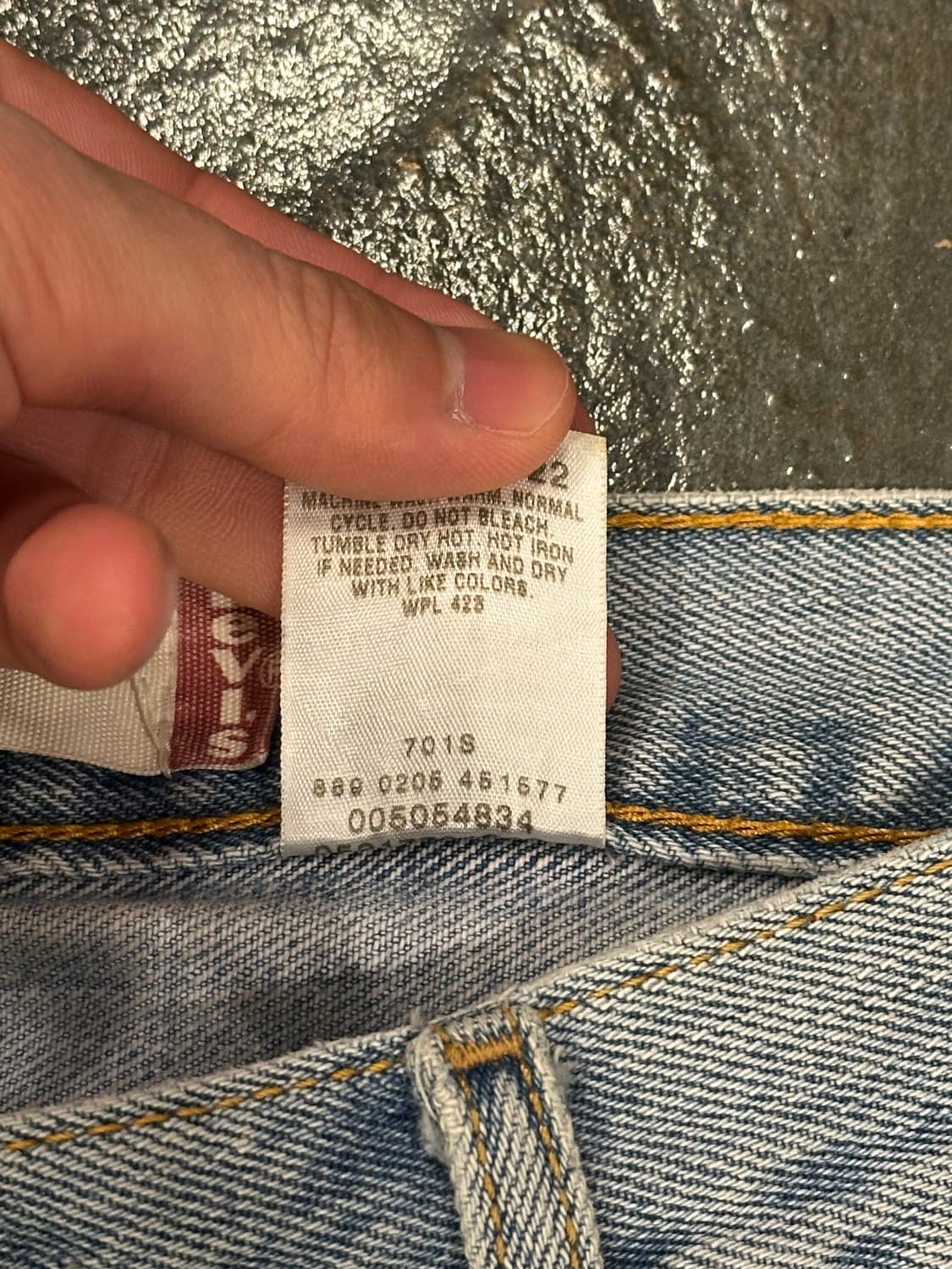 리바이스 505 W34 L32 상품이미지5