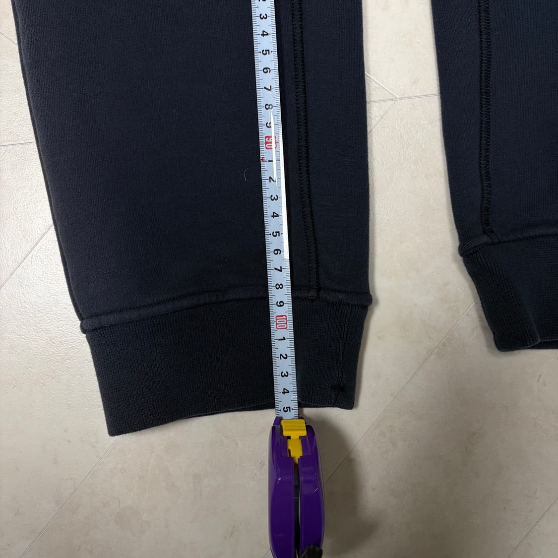 새상품(XL)스톤아일랜드 와펜 패치 카고 트레이닝 팬츠 네이비 상품이미지8