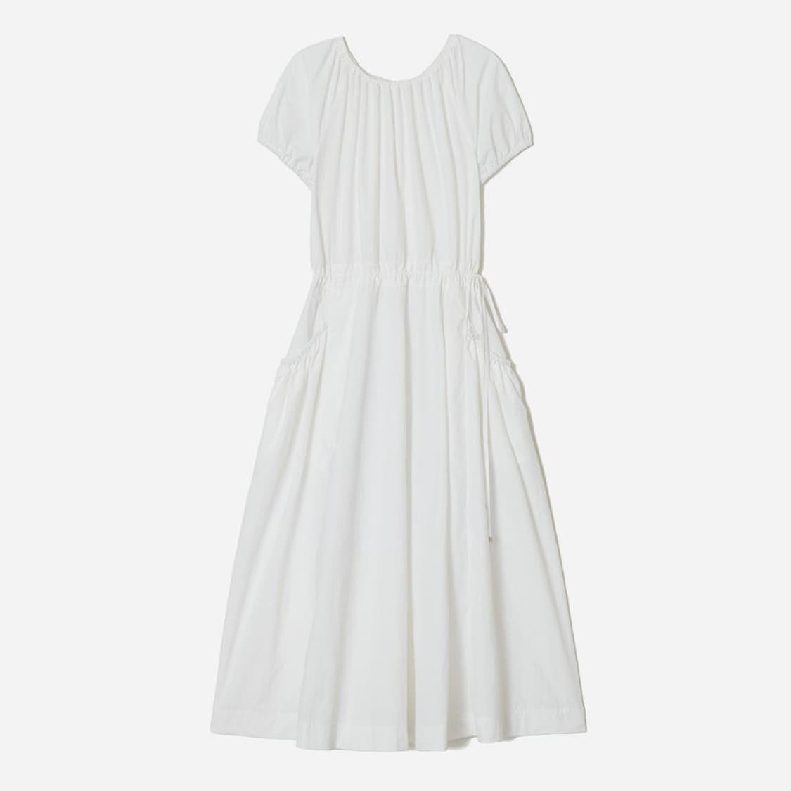 (새상품) 오스트카카 드로우 스트링 맥시 원피스 화이트 상품이미지7