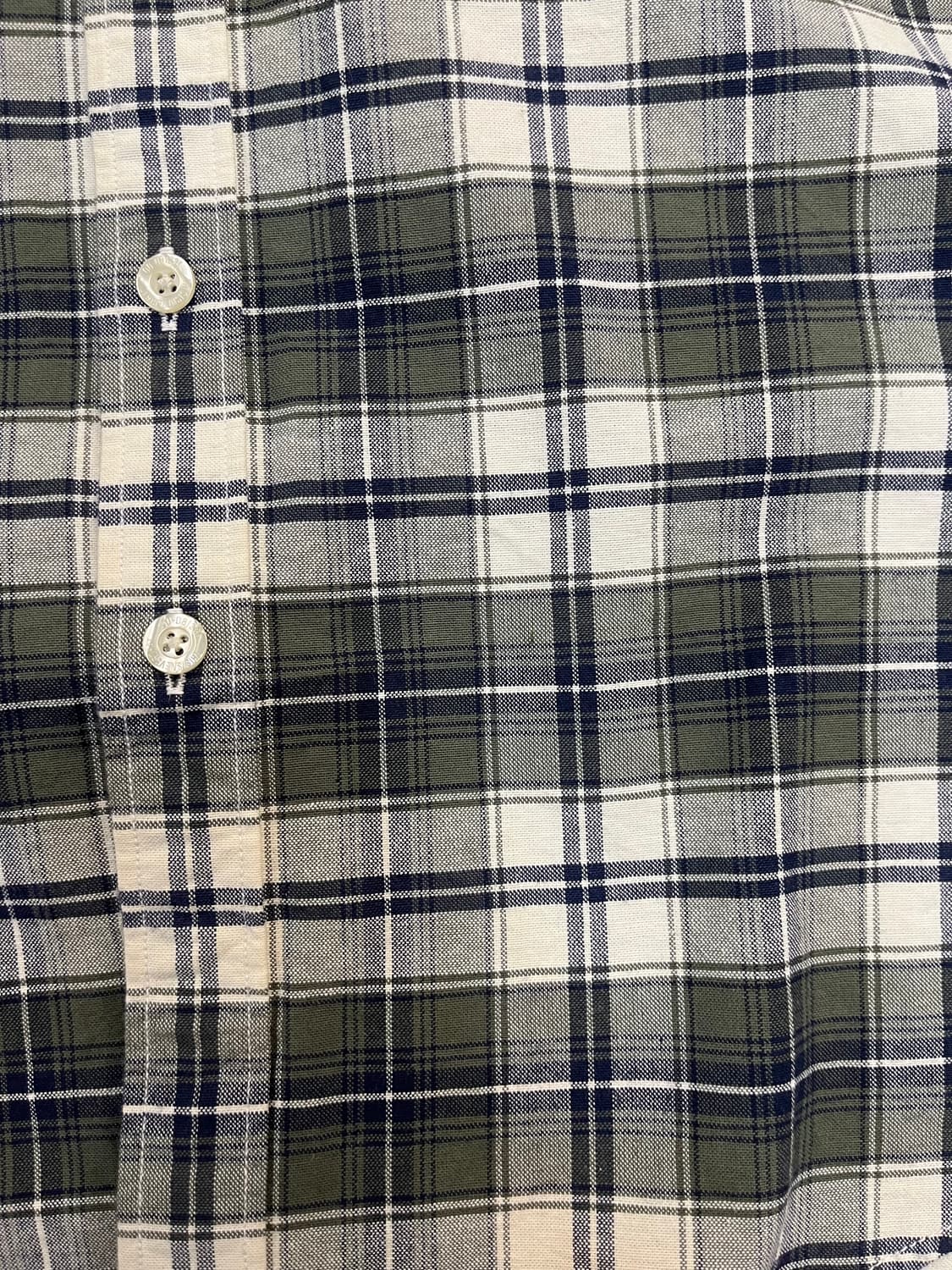 디스이즈네버뎃 체크 셔츠 그린 S #csz2267 상품이미지7