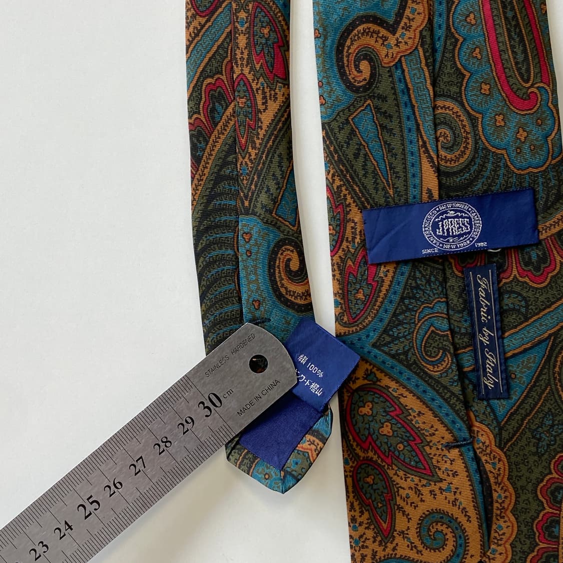제이프레스(J.Press) 명품 정품 페이즐리 넥타이 상품이미지5