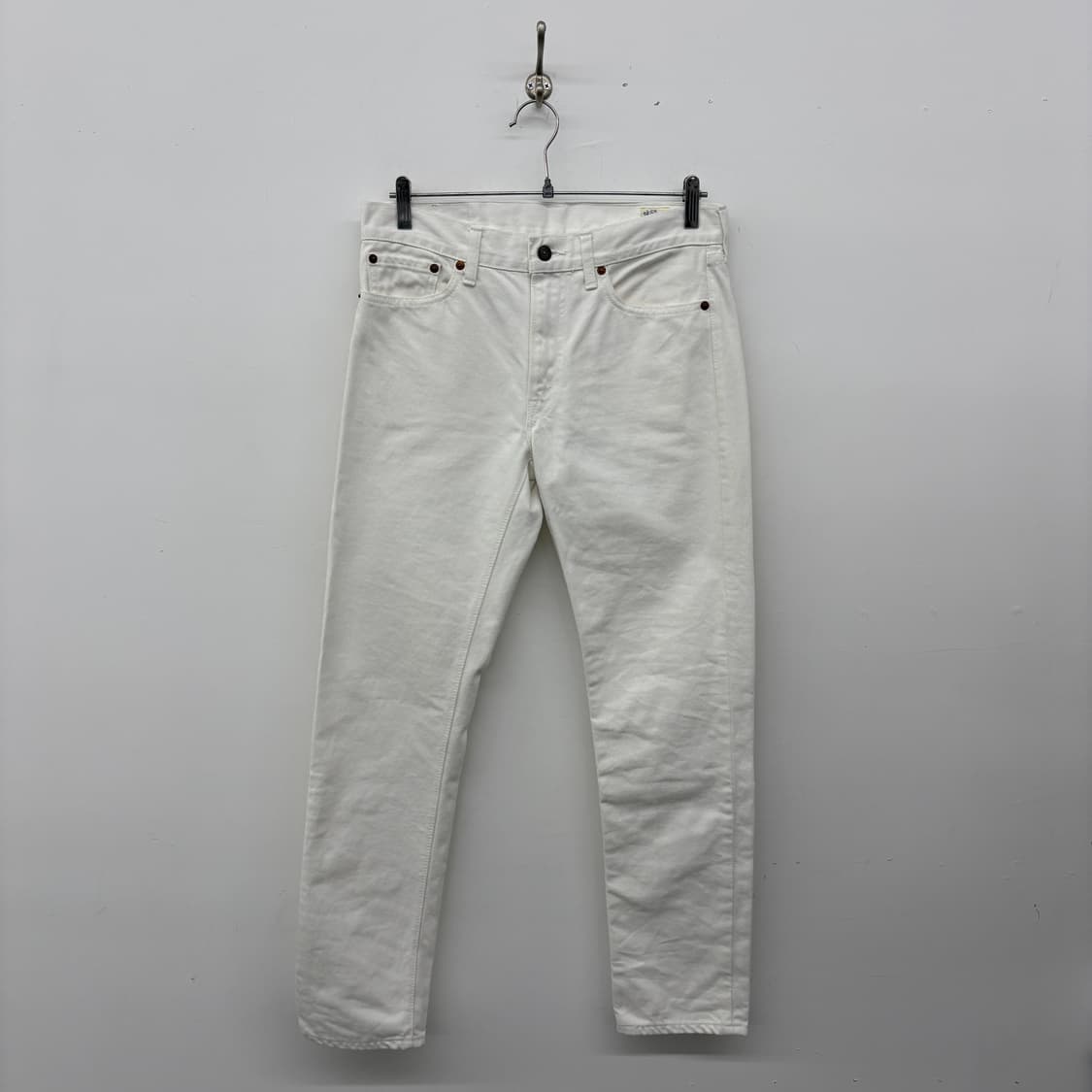 오어슬로우 빈티지 화이트 데님 팬츠 30in 상품이미지1