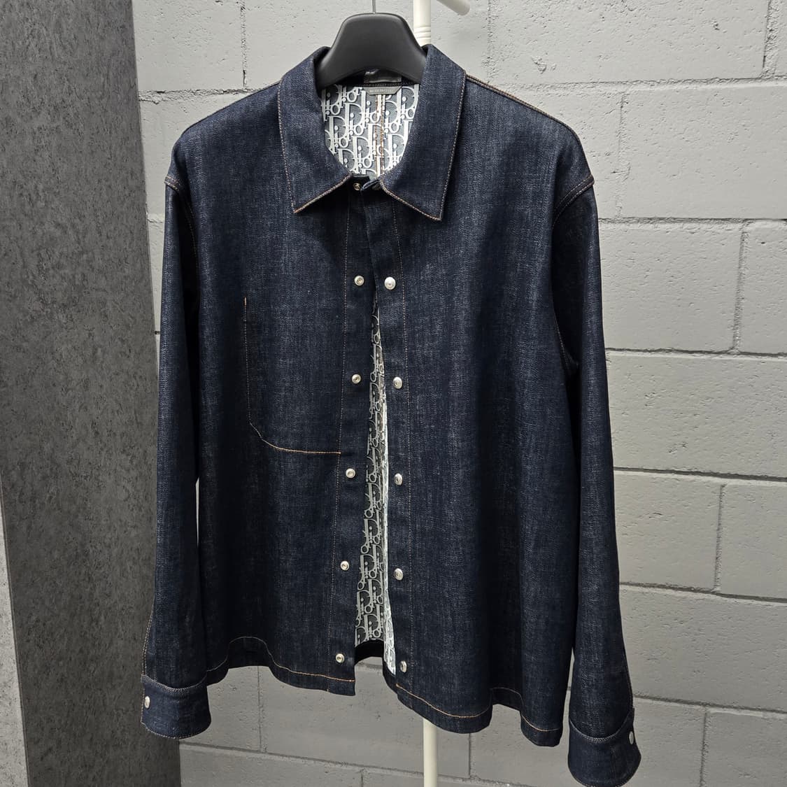 디올 오블리크 청 데님 셔츠 자켓 54 상품이미지1