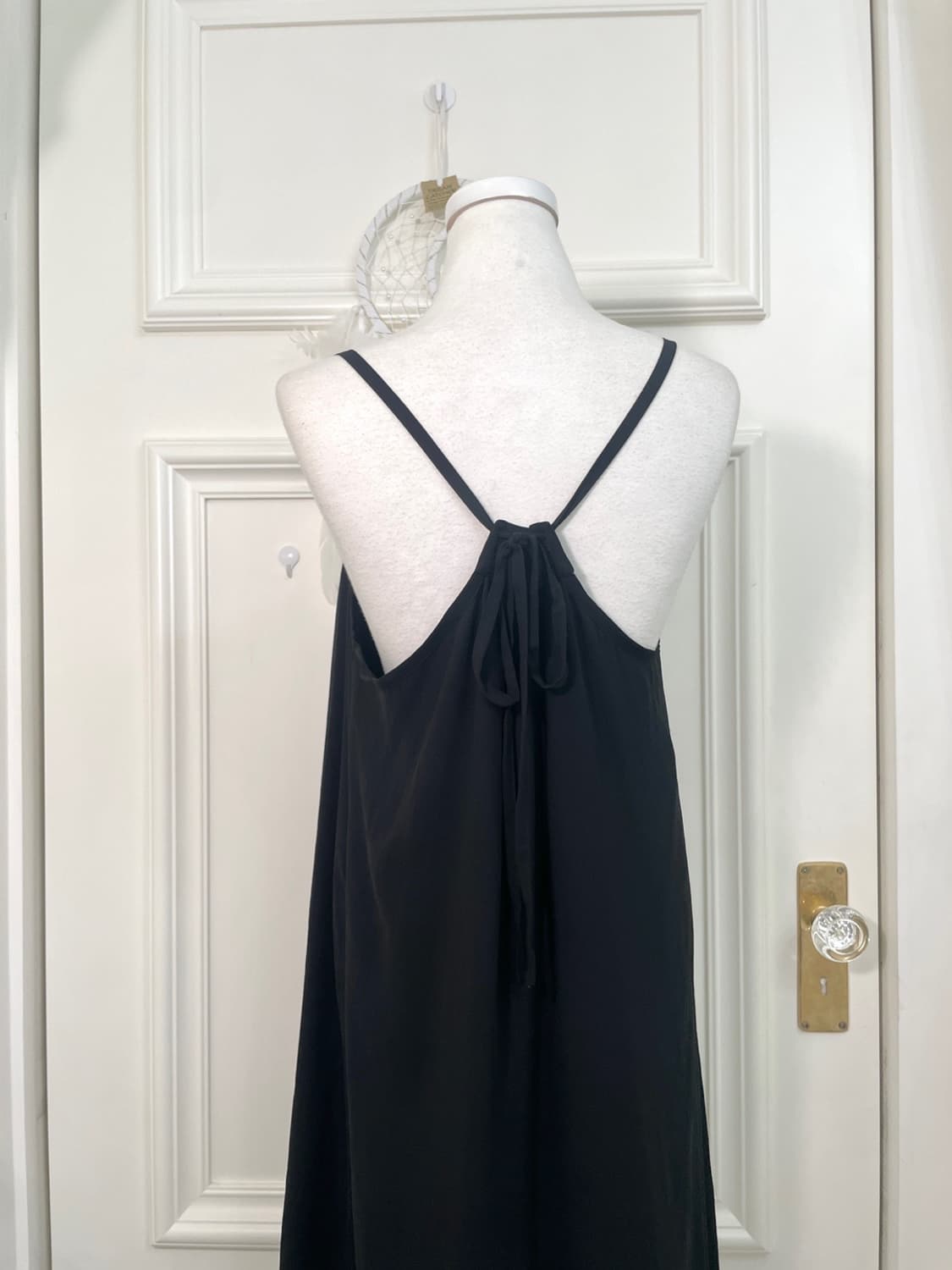 black shirring point back back bow opc 상품이미지4