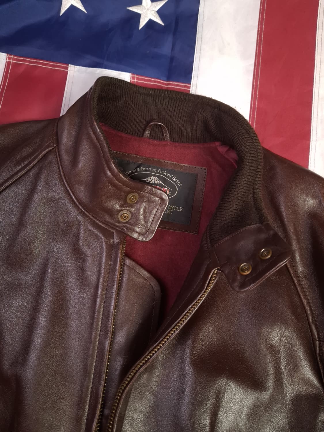 새제품급 오리지날 일본판 쿠시타니 리얼레더 바라쿠타 자켓 상품이미지2