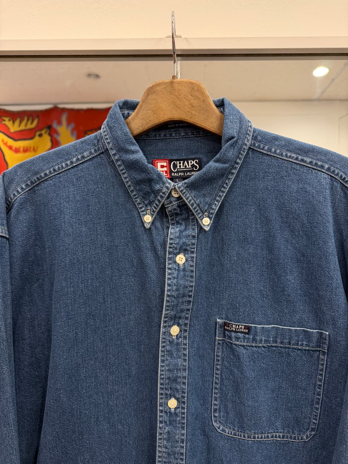 00s Chaps ralph lauren 챕스 랄프로렌 데님 셔츠 상품이미지3