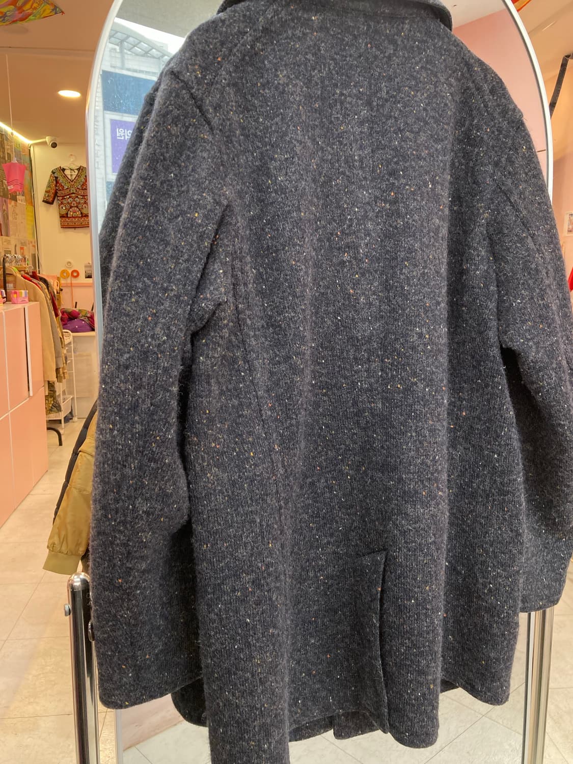 울 빈티지 그레이 자켓 상품이미지7