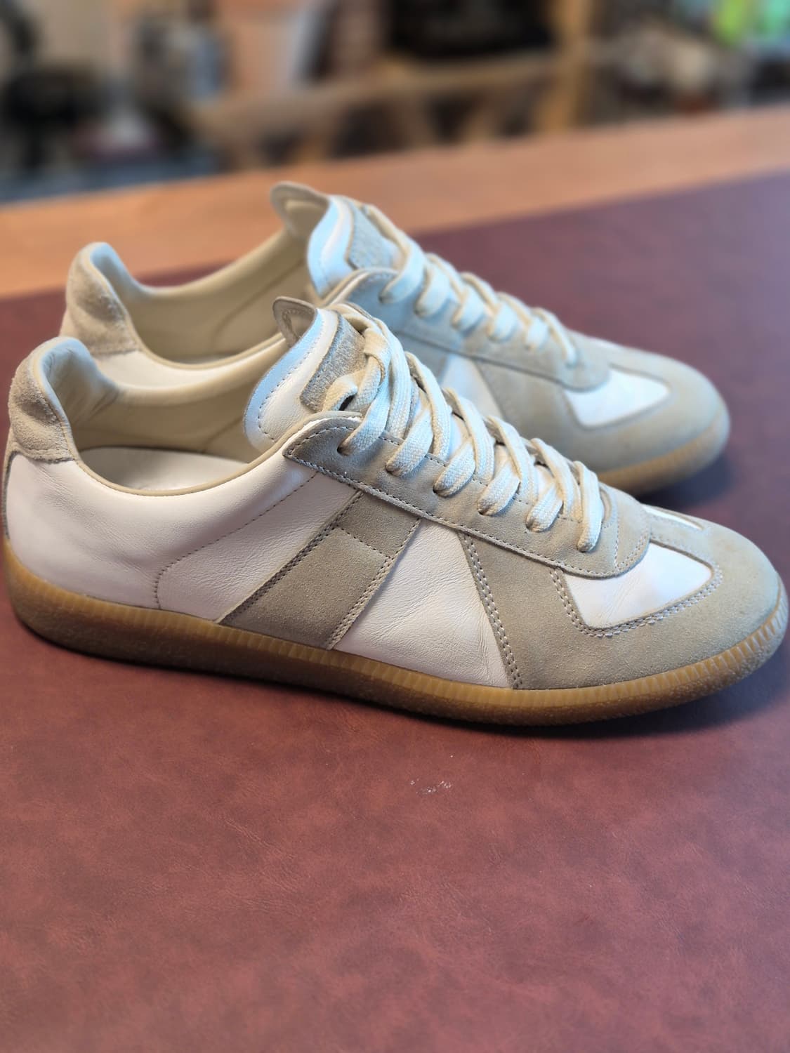 실착용3회 250-255(39)정품 메종마르지엘라독일군  상품이미지1