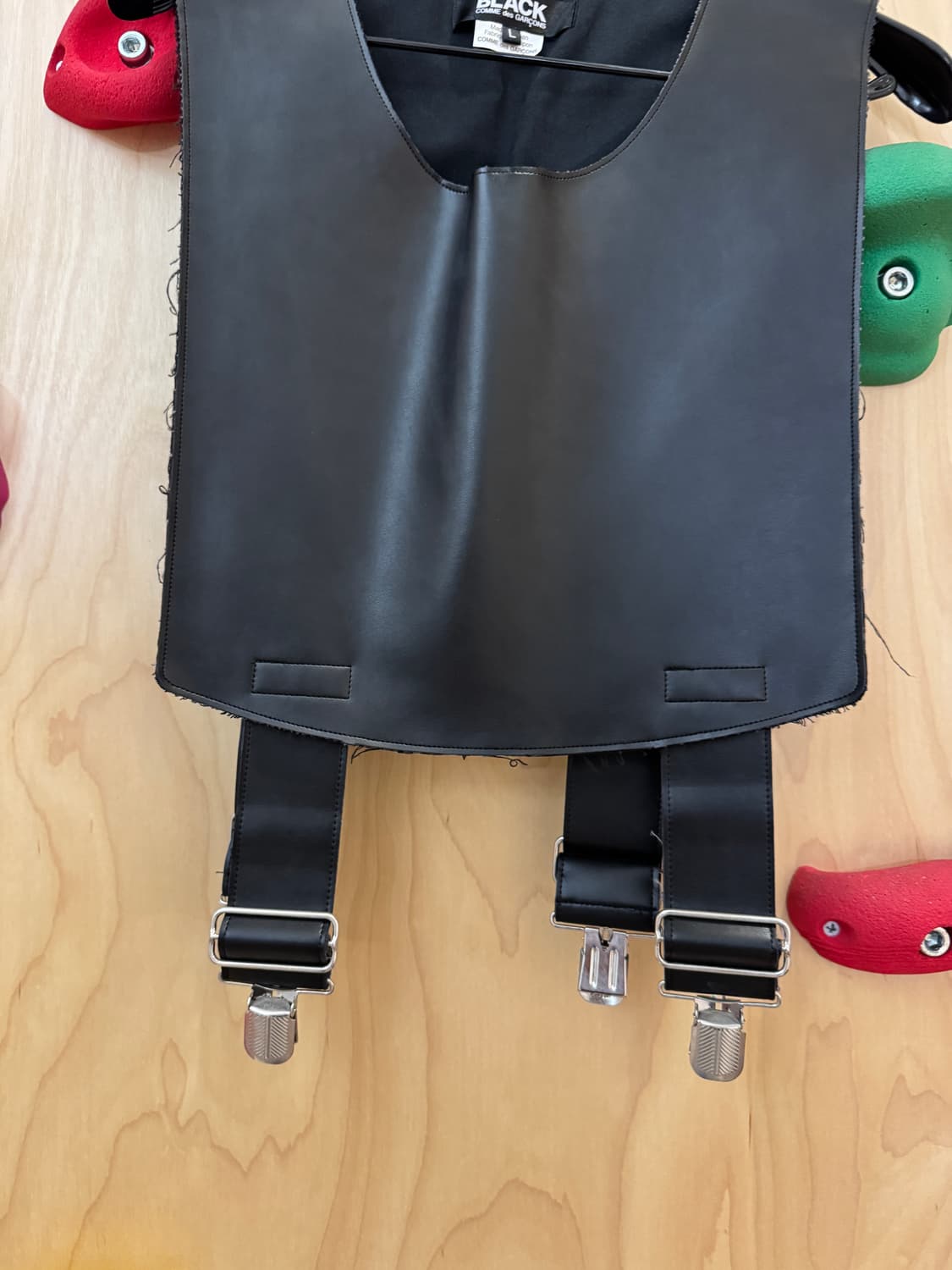 꼼데가르송 가죽 서스펜더 멜빵 조끼  상품이미지3