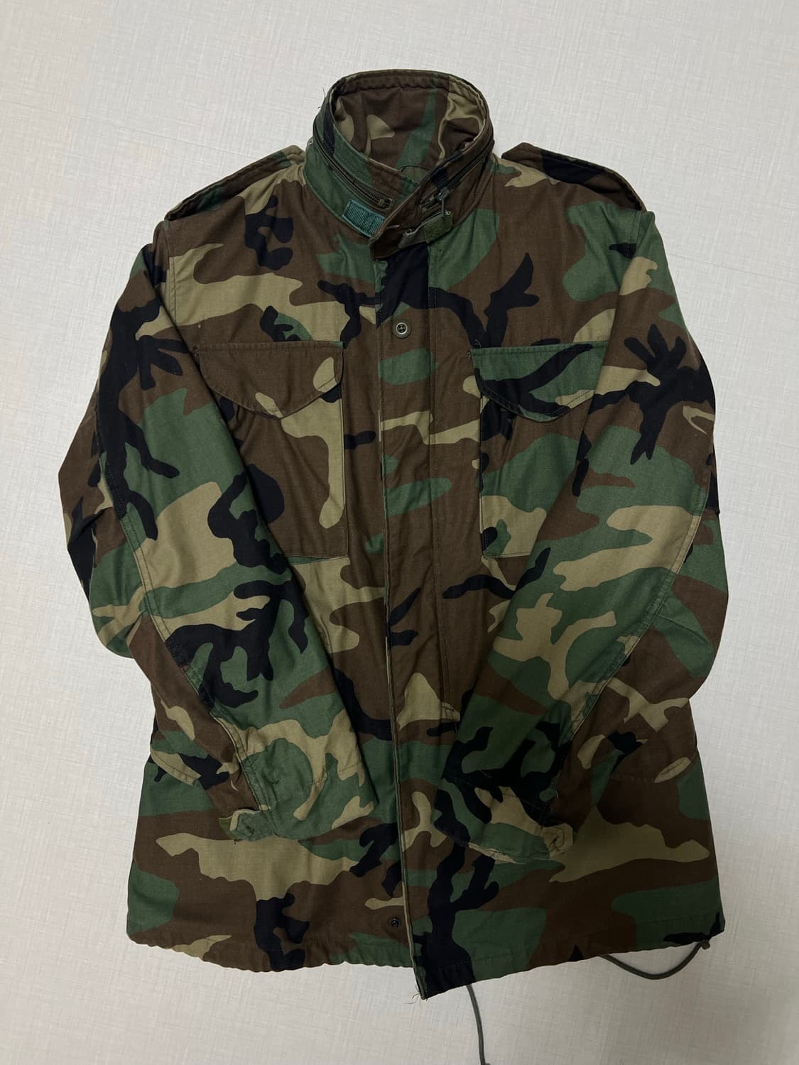 M65 우드랜드 카모 필드자켓 Small-Long 상품이미지2