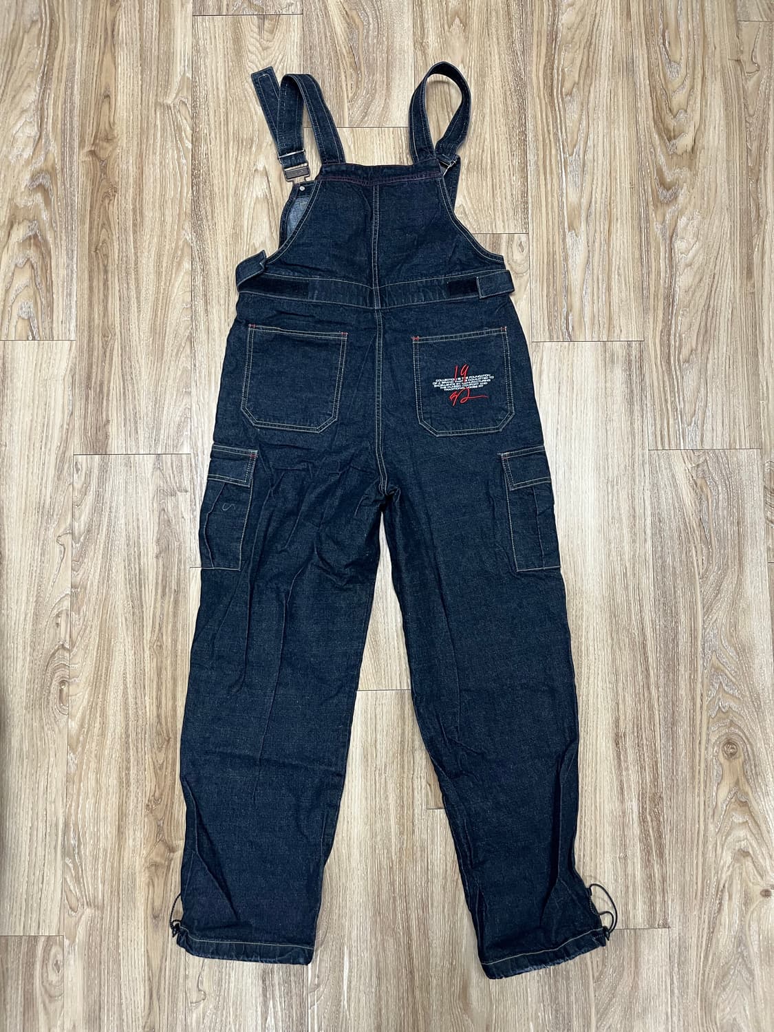 푸부 올드스쿨 카고 데님 오버롤 상품이미지3