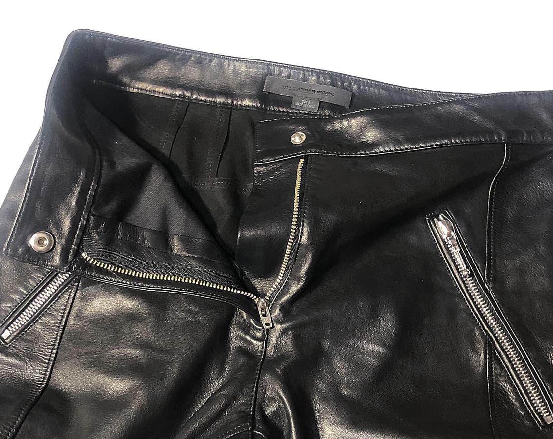 알렉산더 왕 레더 모토 슬릿팬츠 상품이미지6