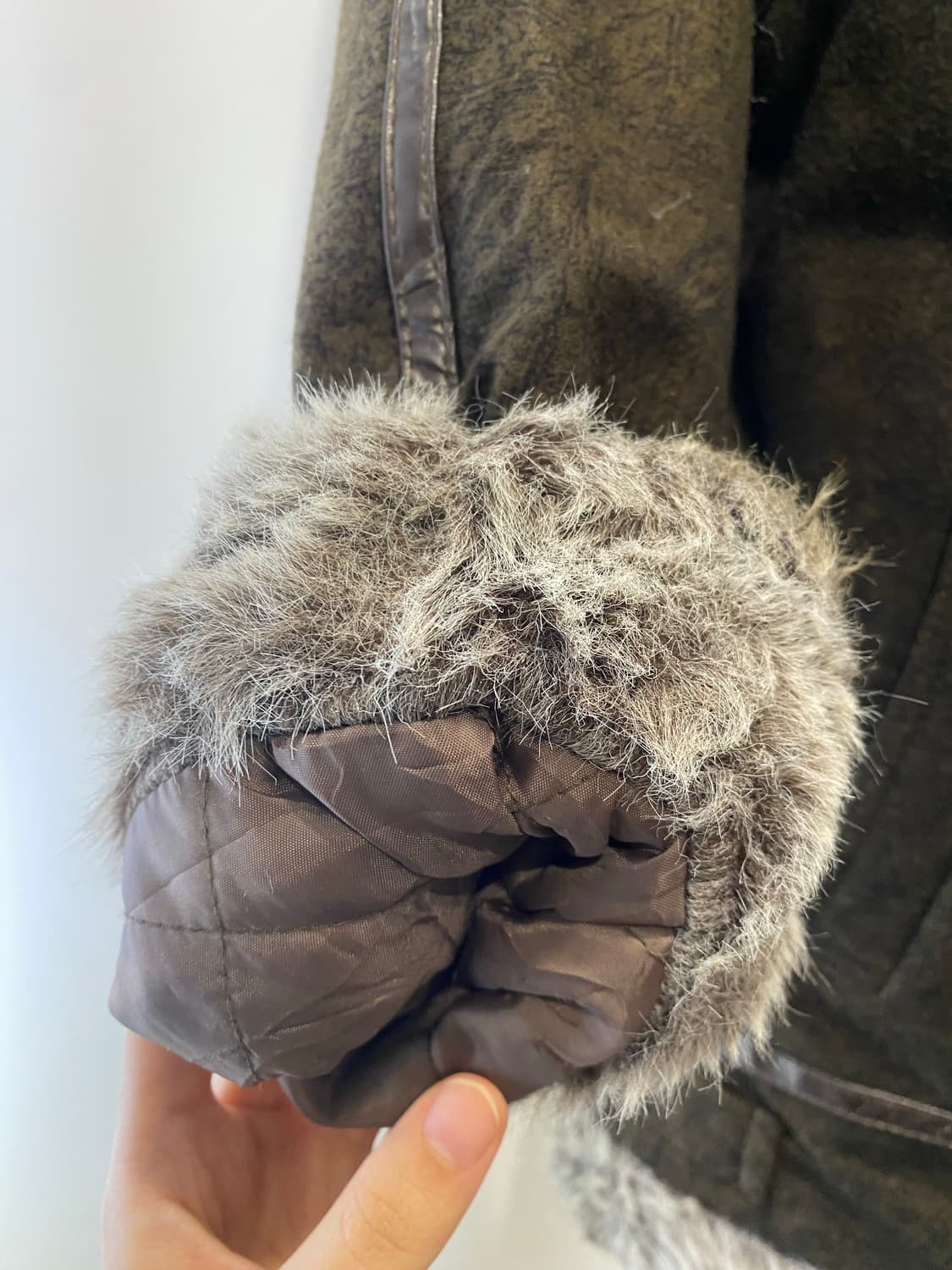 누빔 안감 무스탕 상품이미지3