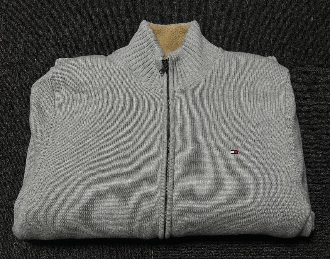 타미힐피거 니트 집업 상품이미지3