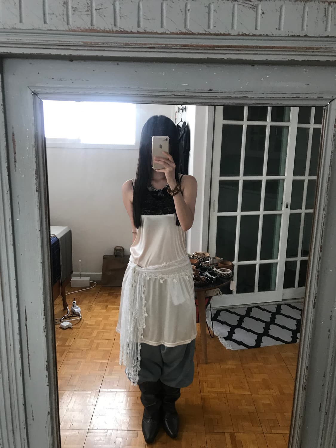 vintage lace slip one-piece 상품이미지1