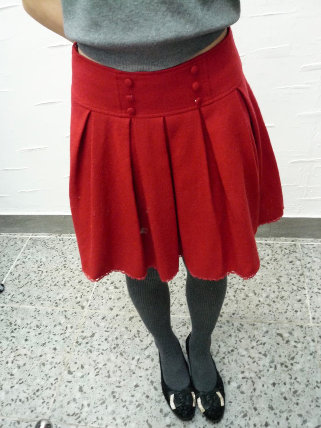 scarlet buttons midi skirt 상품이미지4