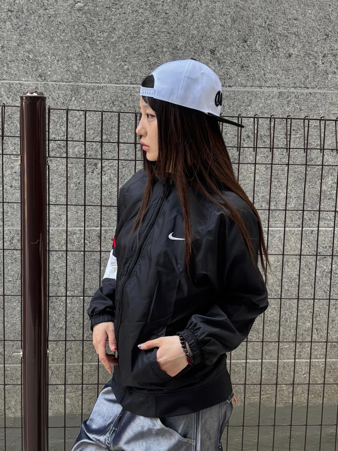 나이키 블랙 스우시 바람막이 상품이미지3