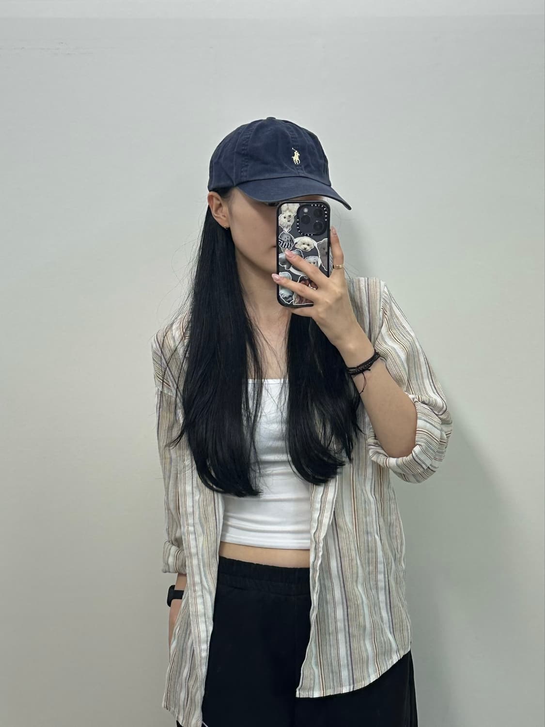 폴로 랄프로렌 네이비 가죽스트랩 볼캡 상품이미지2