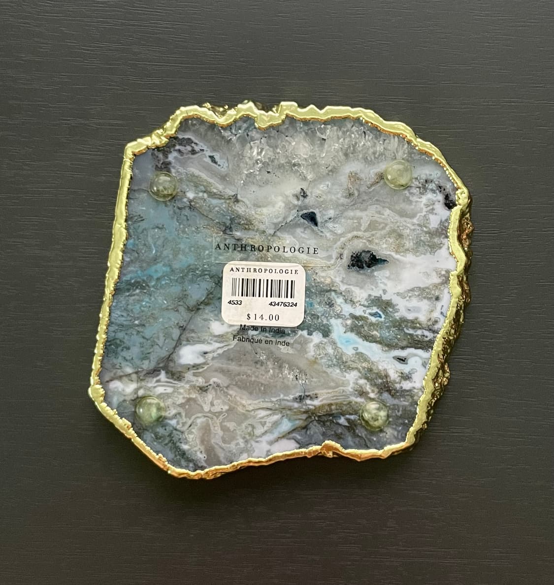 [새상품] Anthropologie 천연석 엣지 컵 코스터 상품이미지3
