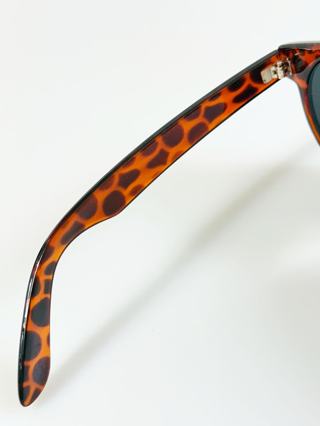 90s 토터스쉘 볼드 라운드 뿔테 빈티지 선글라스 상품이미지7