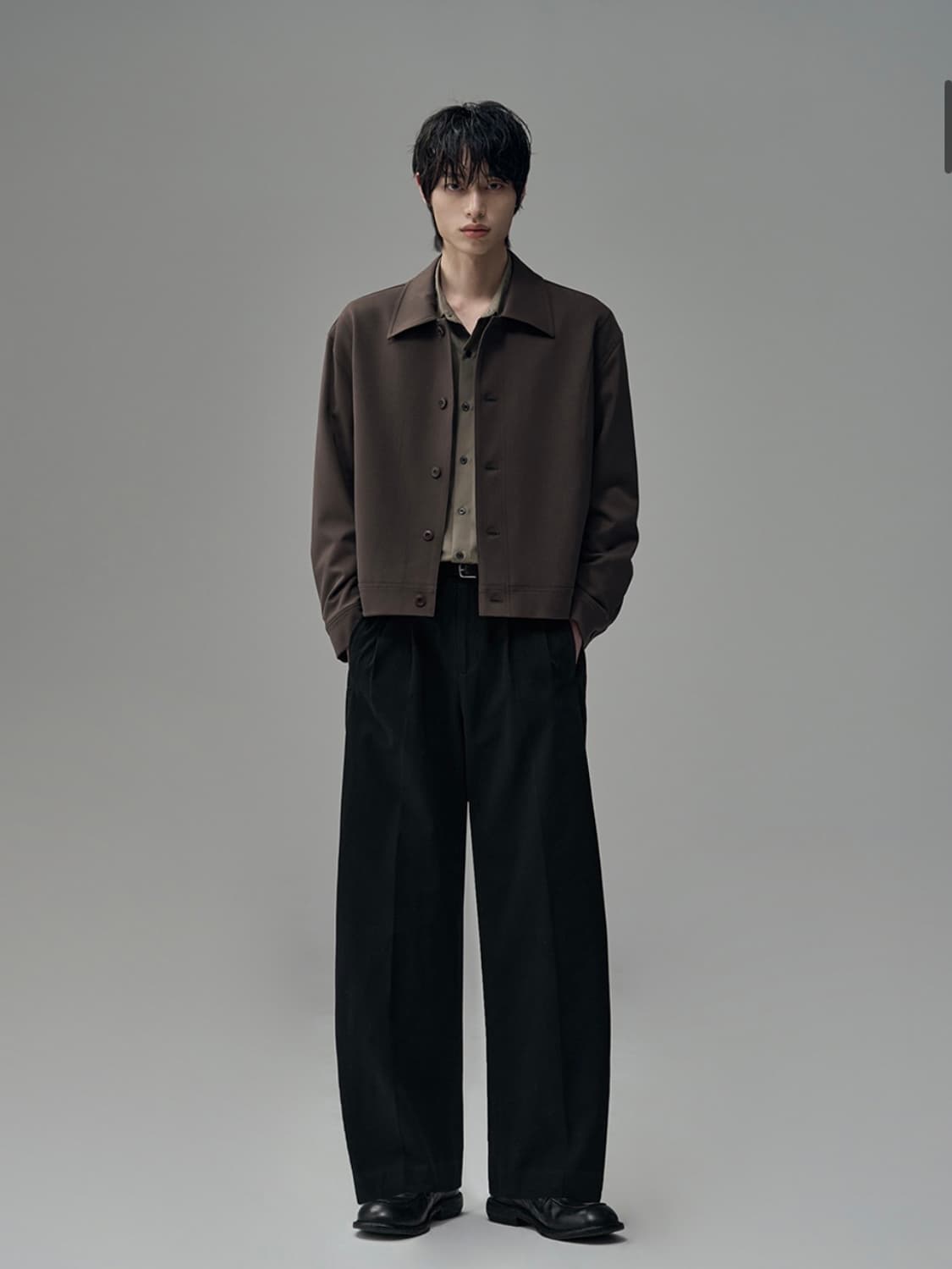 드로우핏 소프트 울 자켓 브라운 M #csz2466 상품이미지10