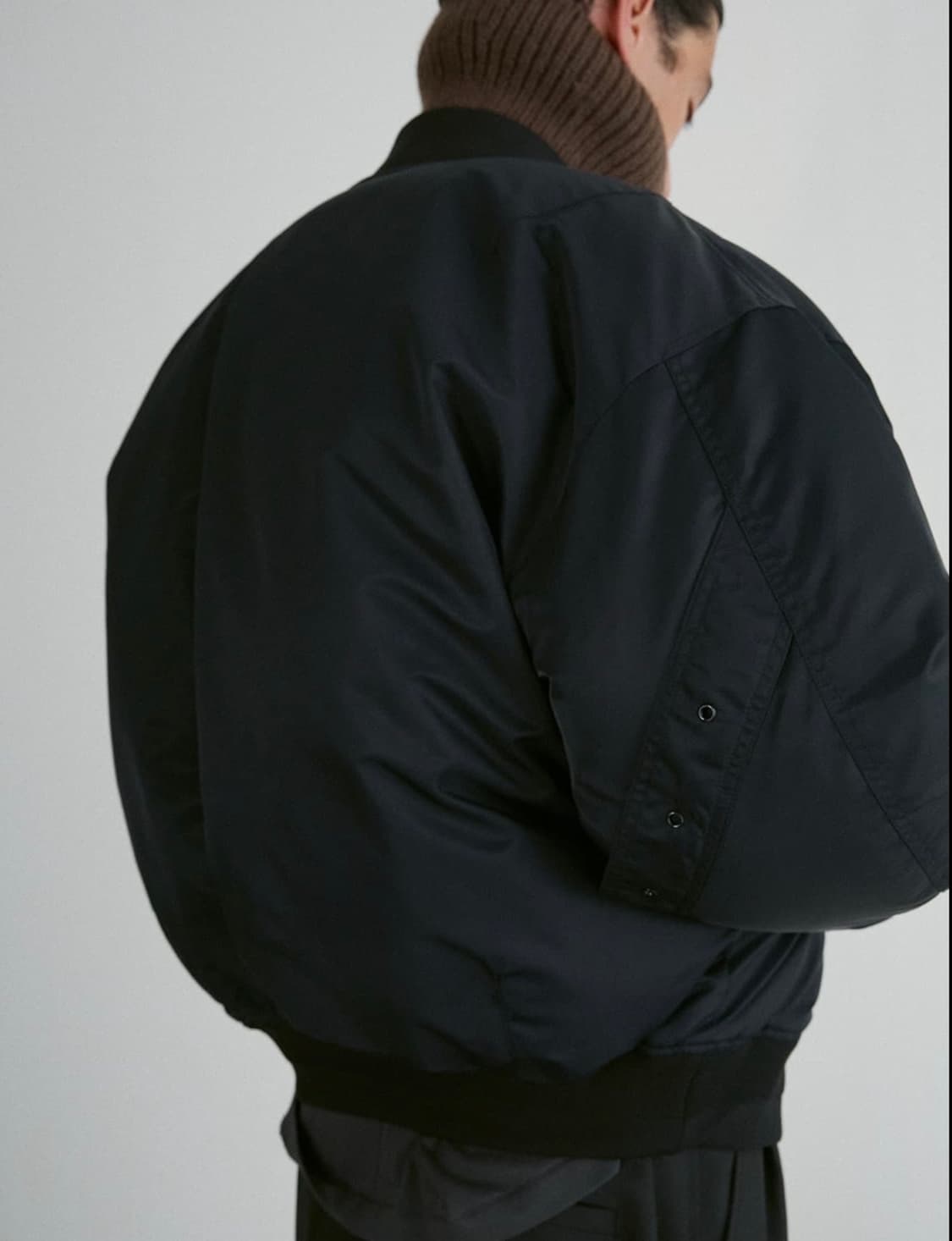 (24FW)렉토 ma-1 나일론 다운 항공 점퍼 상품이미지9