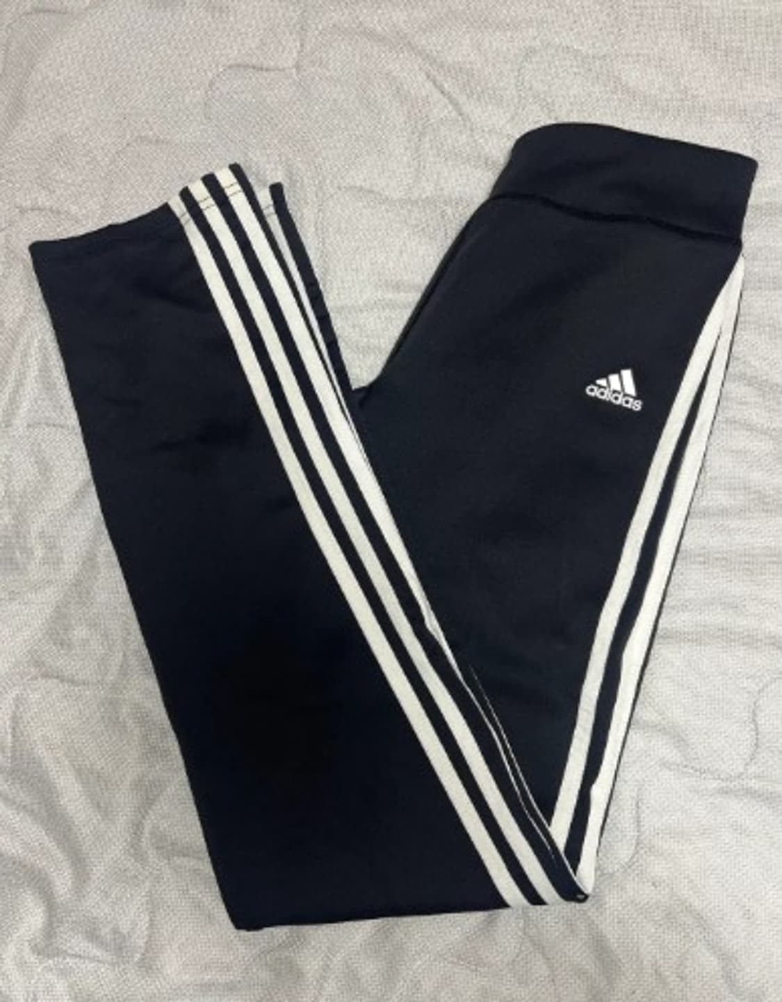 아디다스 여성 블랙 삼선레깅스 삼선트레이닝팬츠 95 상품이미지1