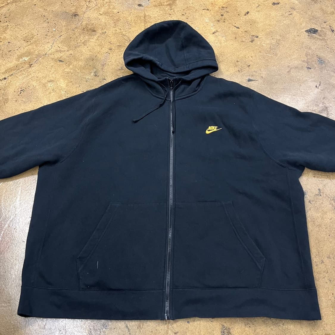 [정품/4XL] 나이키 블랙 후드집업 b14 상품이미지3