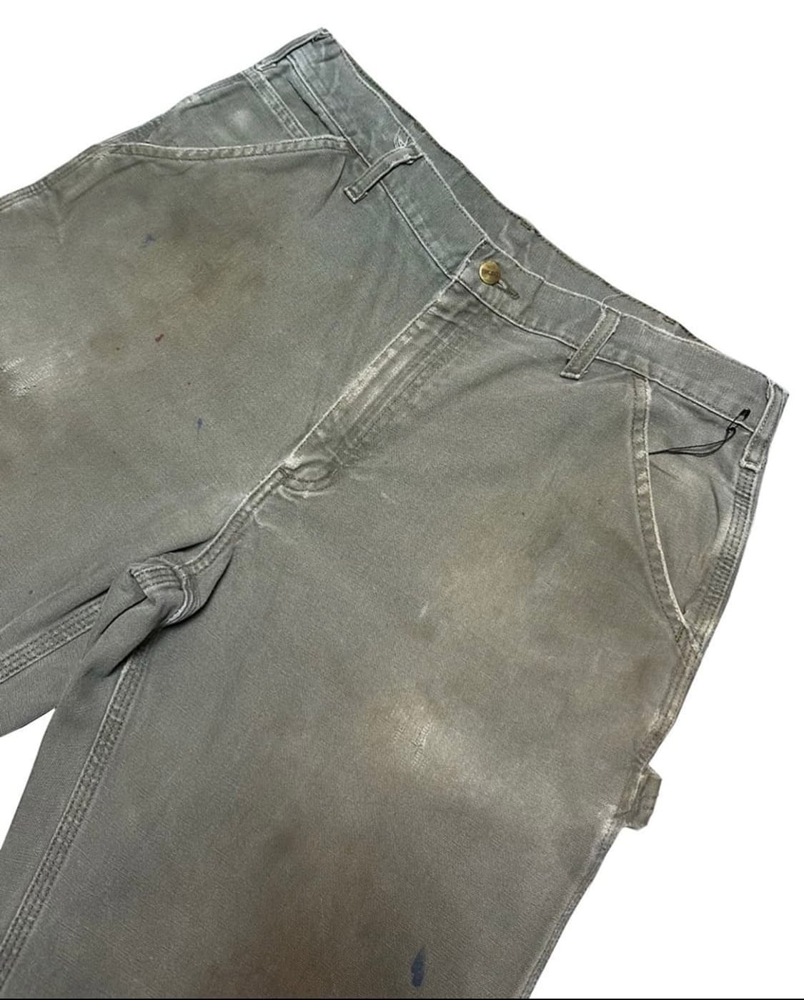 빈티지 칼하트 싱글니팬츠 모스그린 상품이미지3