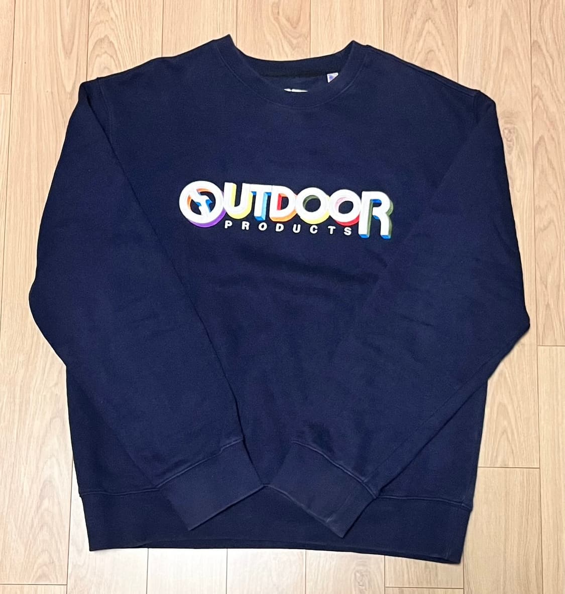 OUTDOOR PRODUCTS 맨투맨 네이비 M 상품이미지1