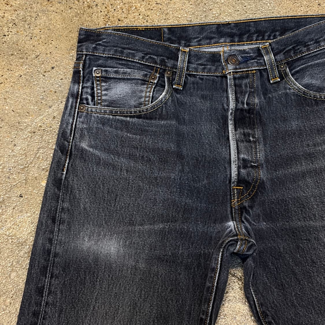 00s 미국 빈티지 리바이스 501 블랙진 청바지 상품이미지4