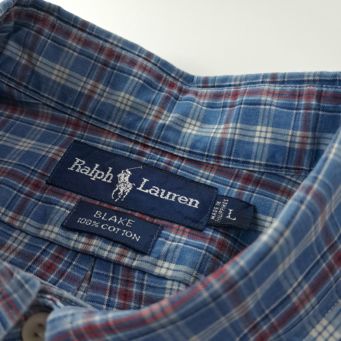 CK288 L 폴로 90s 블레이크 클래식 멀티 플래드 체크 셔츠 남방 상품이미지3