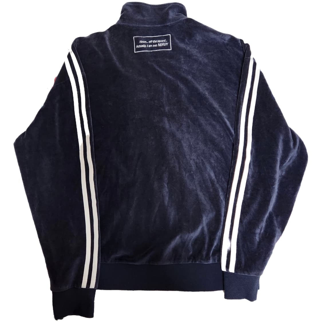 NERDY 벨벳 트랙 재킷 상품이미지2