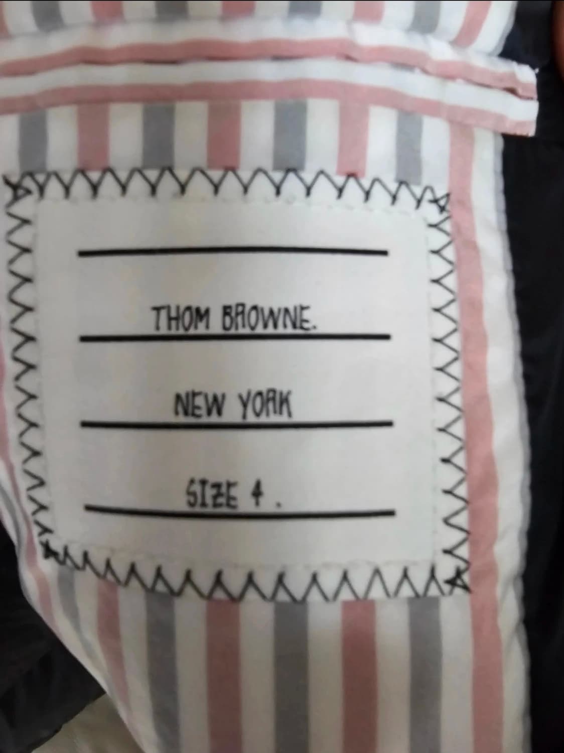 톰브라운 23fw 사선완장 다운필드 롱패딩(4/105/정품) 상품이미지6