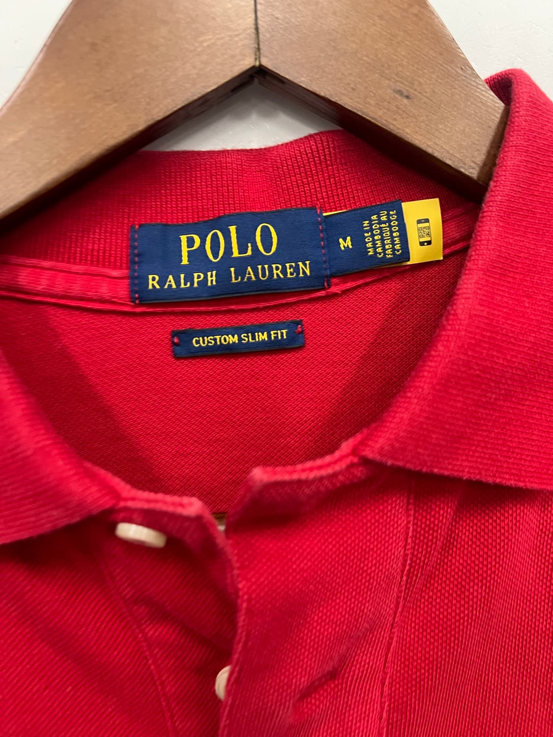 폴로 레드 반팔 상품이미지2