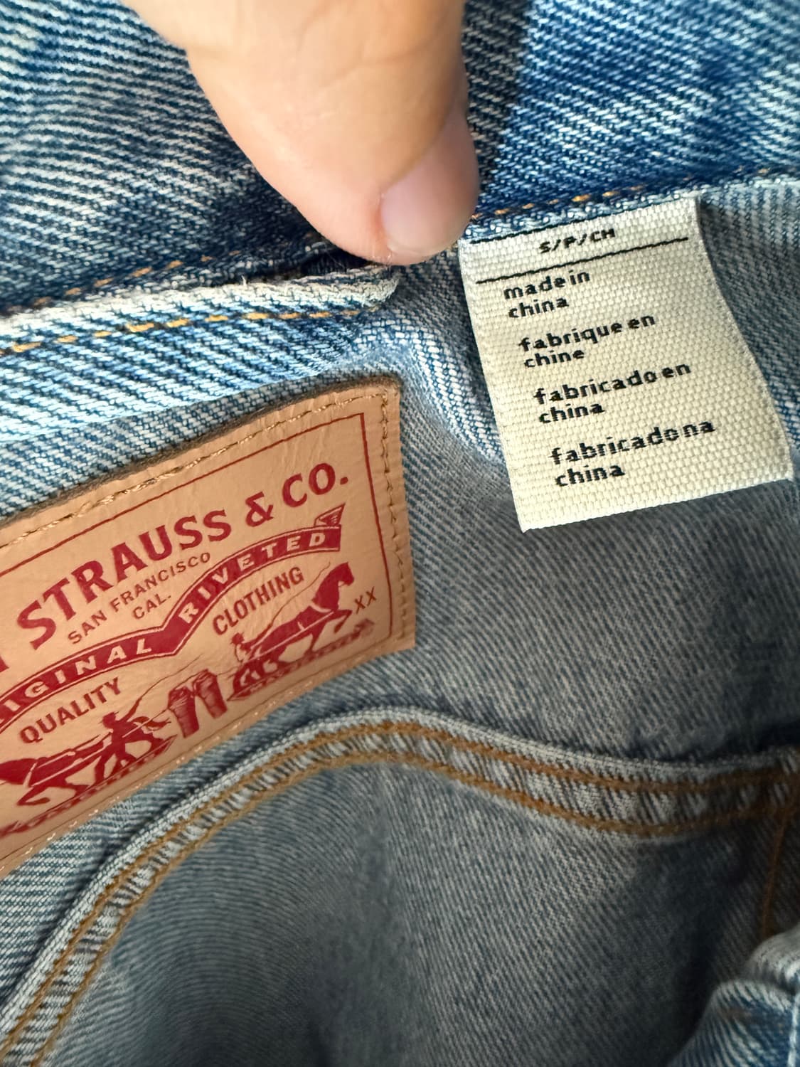 리바이스(Levi's) 데님 트러커 자켓(레드탭 손상) 상품이미지9