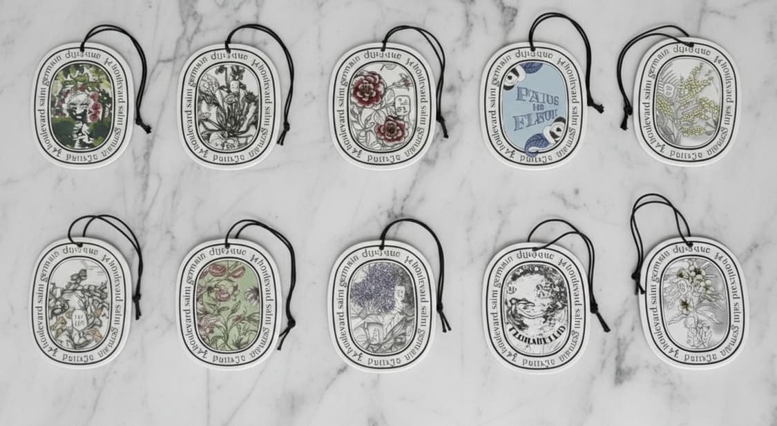 차량용 방향제 종이방향제 딥디크 실내용방향제 새상품 10개 상품이미지1