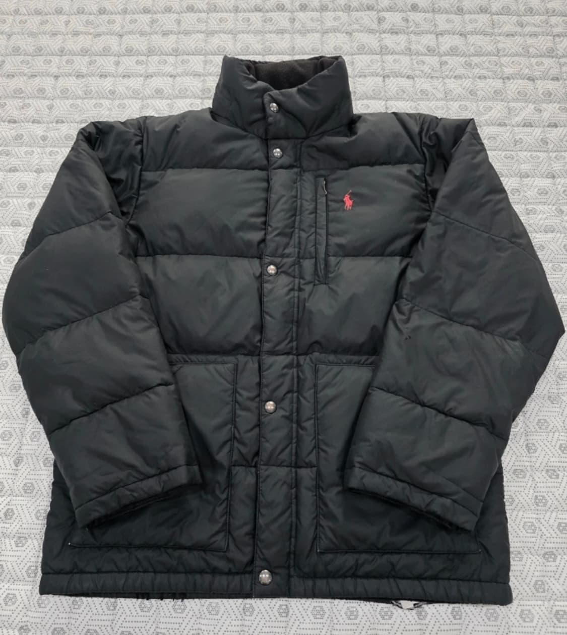 폴로 랄프로렌 블랙 다운 패딩 100 상품이미지1